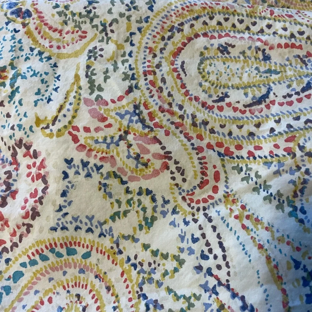 Lauren Ralph Lauren Home Paisley Duvet Cover + Pillow Shams 96”x 87” 100% Cotton